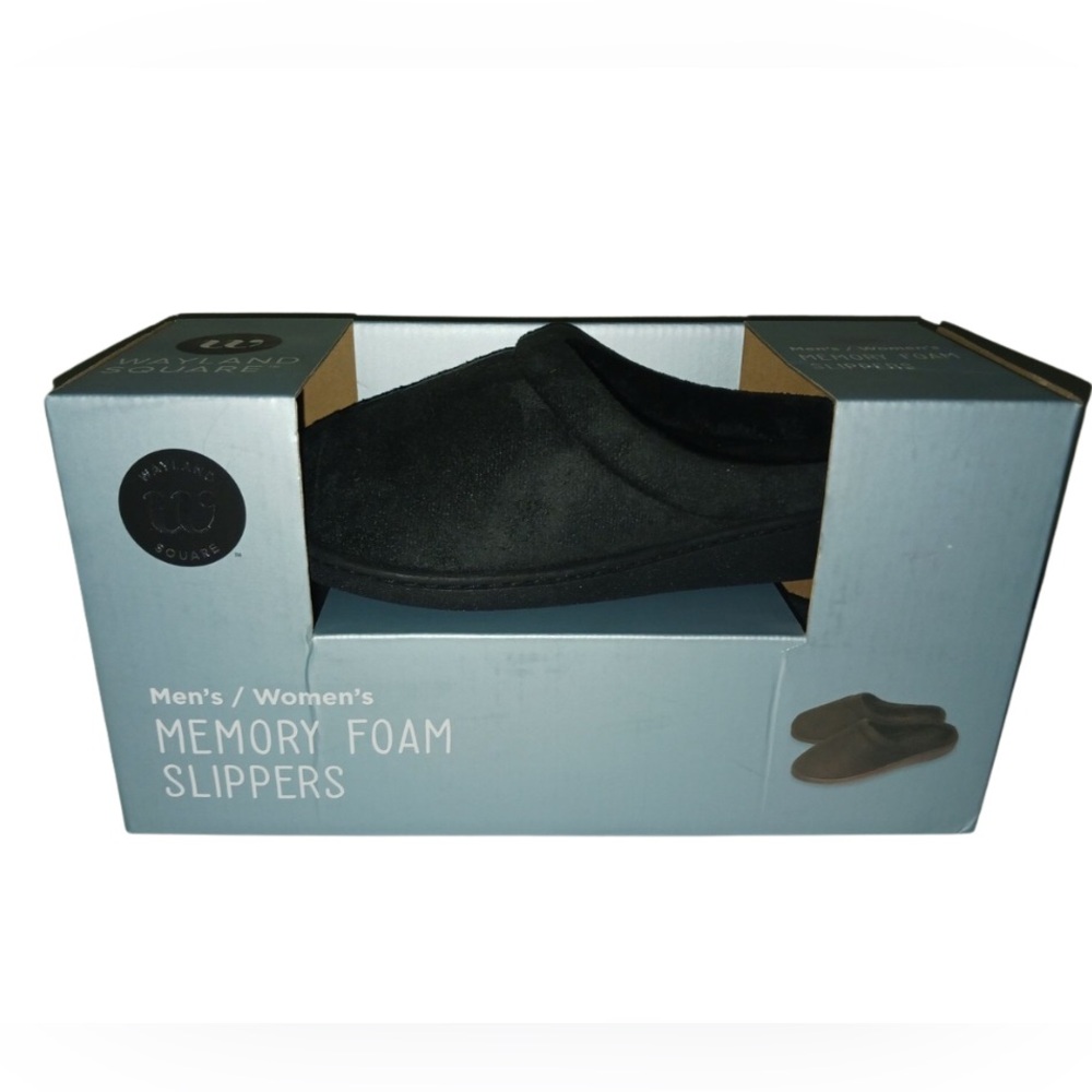 Wayland Square Memory Foam Slippers – Unisex Medium Men’s 8–9 / Women’s 9–10 New